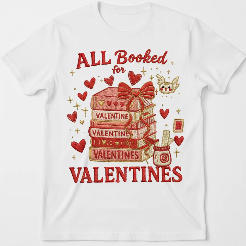 Embroidered Valentine Sweatshirt – Custom Stitched Artwork, Cozy Casual Wear