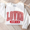 Embroidered Text Sweatshirt – Custom Stitched Lettering, Classic Casual Style