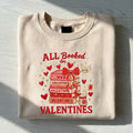 Embroidered Valentine Sweatshirt – Custom Stitched Artwork, Cozy Casual Wear